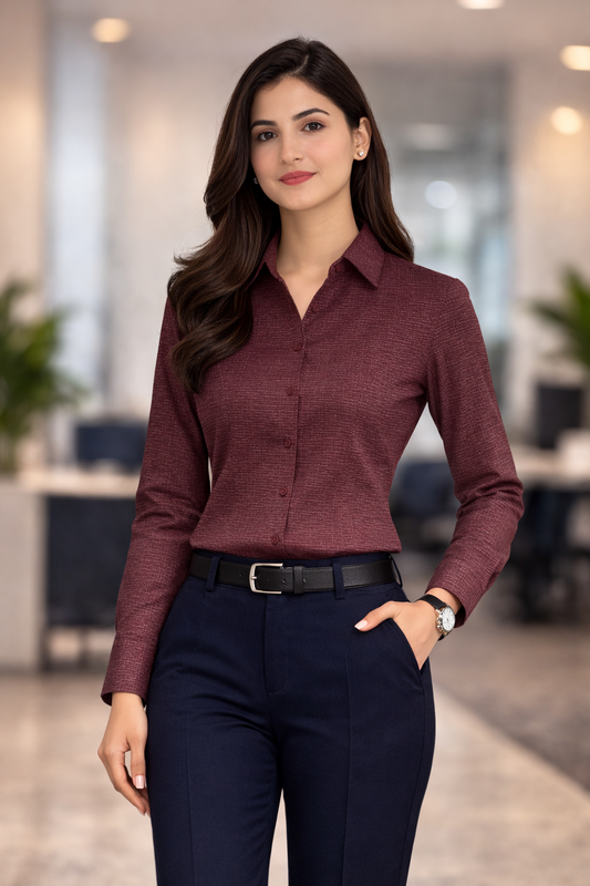 Premium Corporate Formal Shirt Women Uniform.