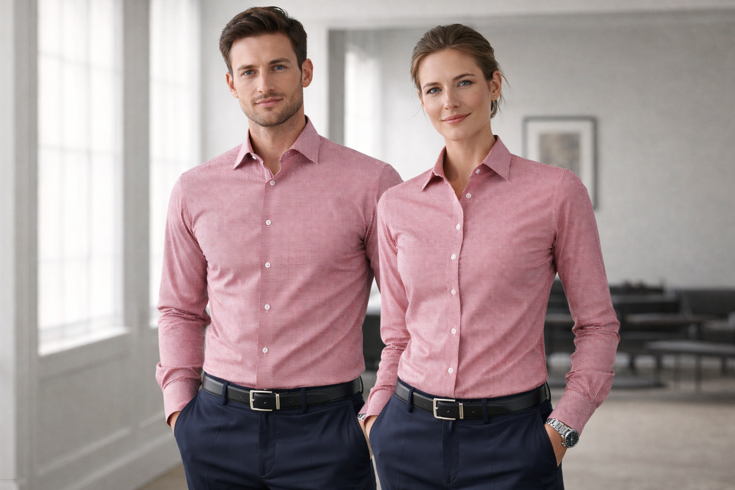 Premium Corporate Formal Shirt Men & Women Uniform.