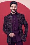 Elegant Maroon Jodhpuri Ensemble for Men