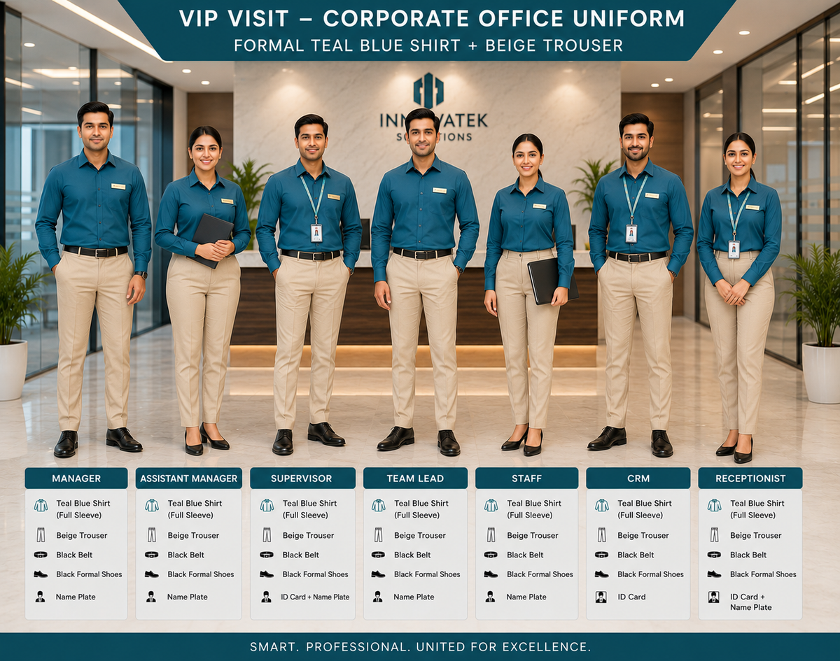 VIP VISIT DRESSCODE