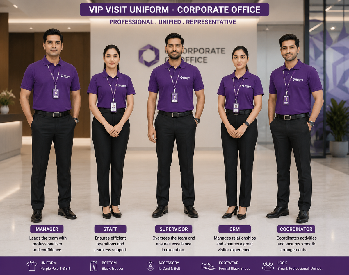 VIP VISIT DRESSCODE