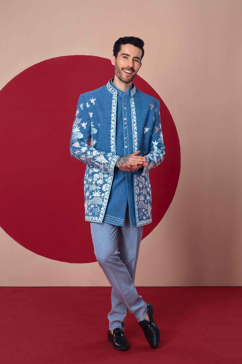 Matka Silk Thread Work Jodhpuri