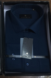PUDHARI LINEN SHIRT NAVY BLUE