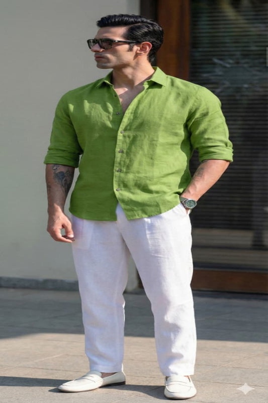PUDHARI LINEN SHIRT