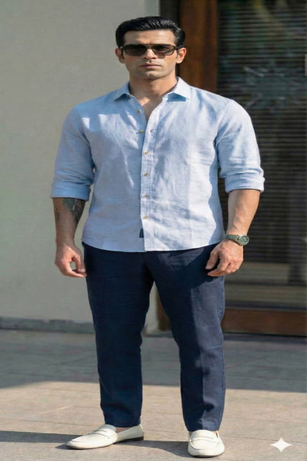 PUDHARI LINEN SHIRT