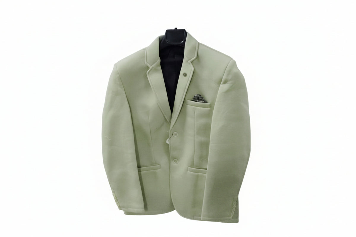 Men’s Mint Green Slim-Fit Party  Blazer