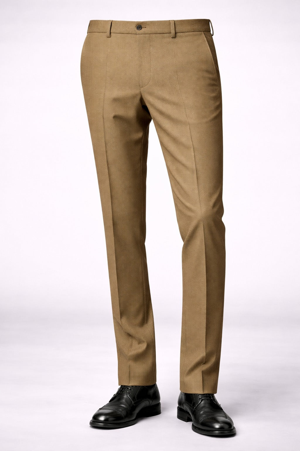 Premium Matty Fabric Corporate Formal Trousers Slim Fit Office Uniform Pants