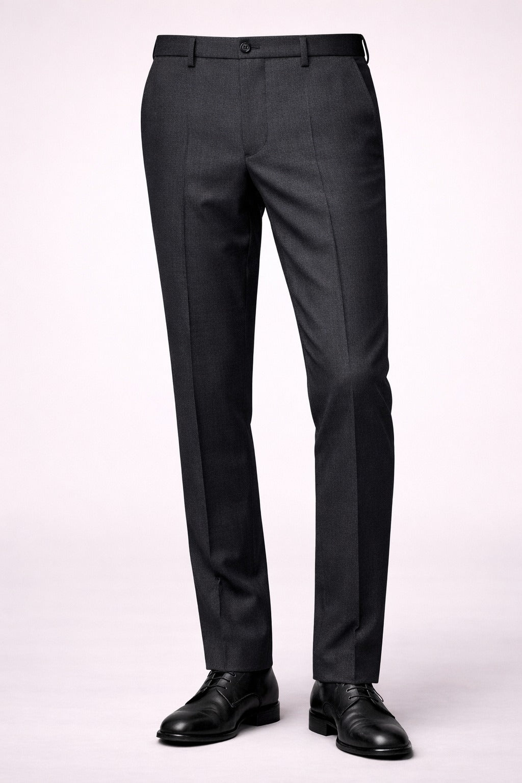 Premium Matty Fabric Corporate Formal Trousers Slim Fit Office Uniform Pants