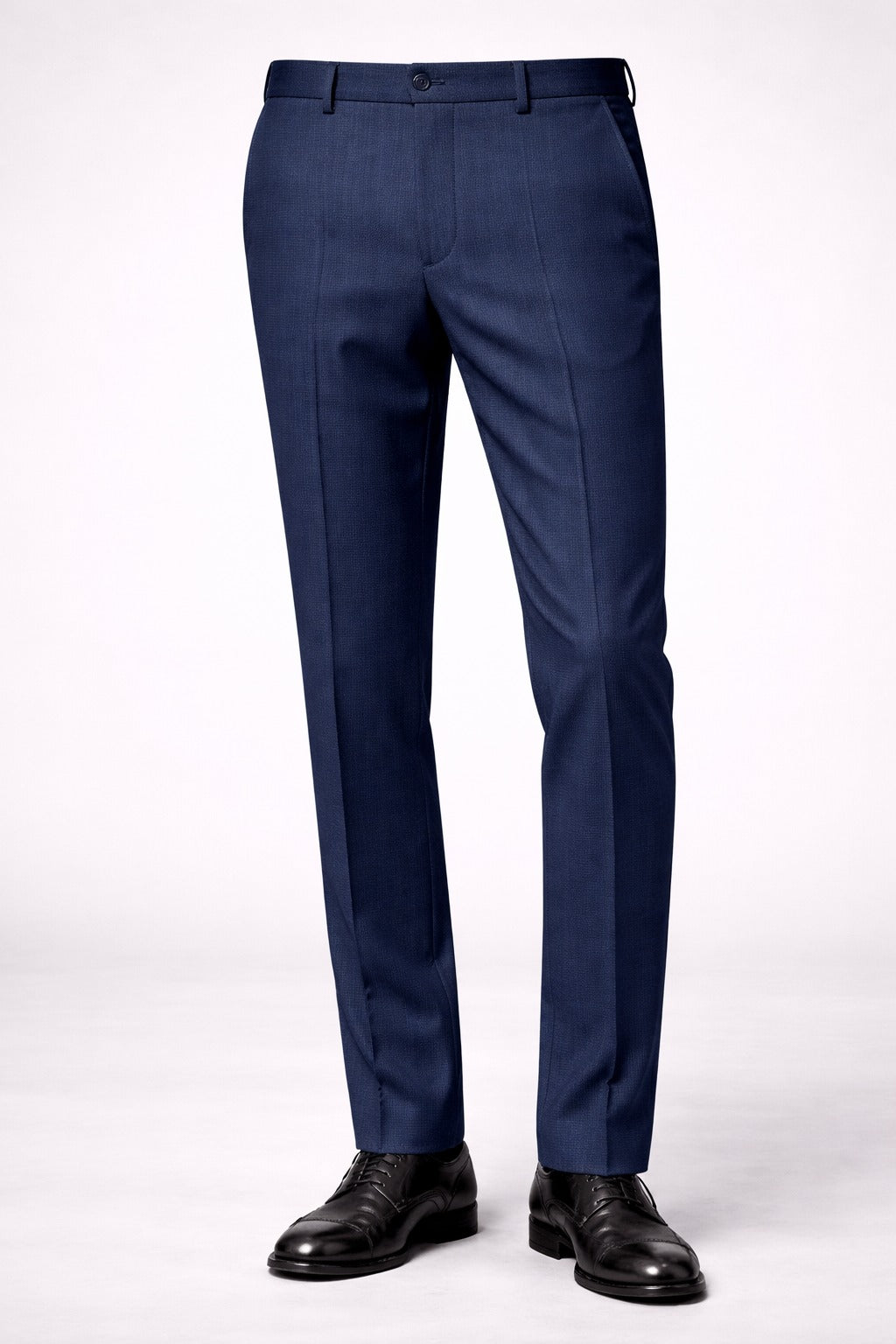 Premium Matty Fabric Corporate Formal Trousers Slim Fit Office Uniform Pants