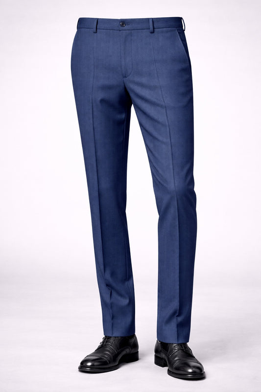 Premium Matty Fabric Corporate Formal Trousers Slim Fit Office Uniform Pants