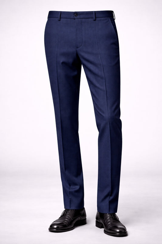 Premium Matty Fabric Corporate Formal Trousers Slim Fit Office Uniform Pants