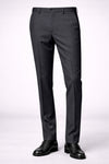 Premium Matty Fabric Corporate Formal Trousers Slim Fit Office Uniform Pants