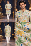 Royal Heritage Printed Kurta Only