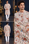 Heritage Story Print Kurta Only