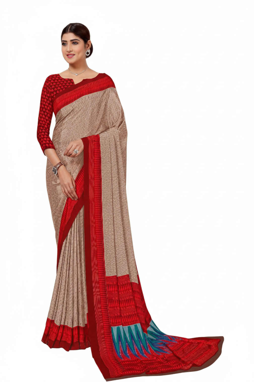 Professional Uniform Saree for Corporate & Service Staff