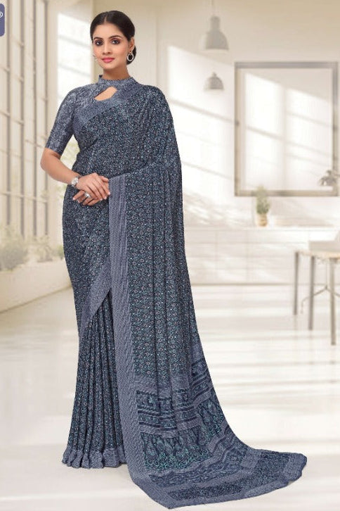 Professional Uniform Saree for Corporate & Service Staff