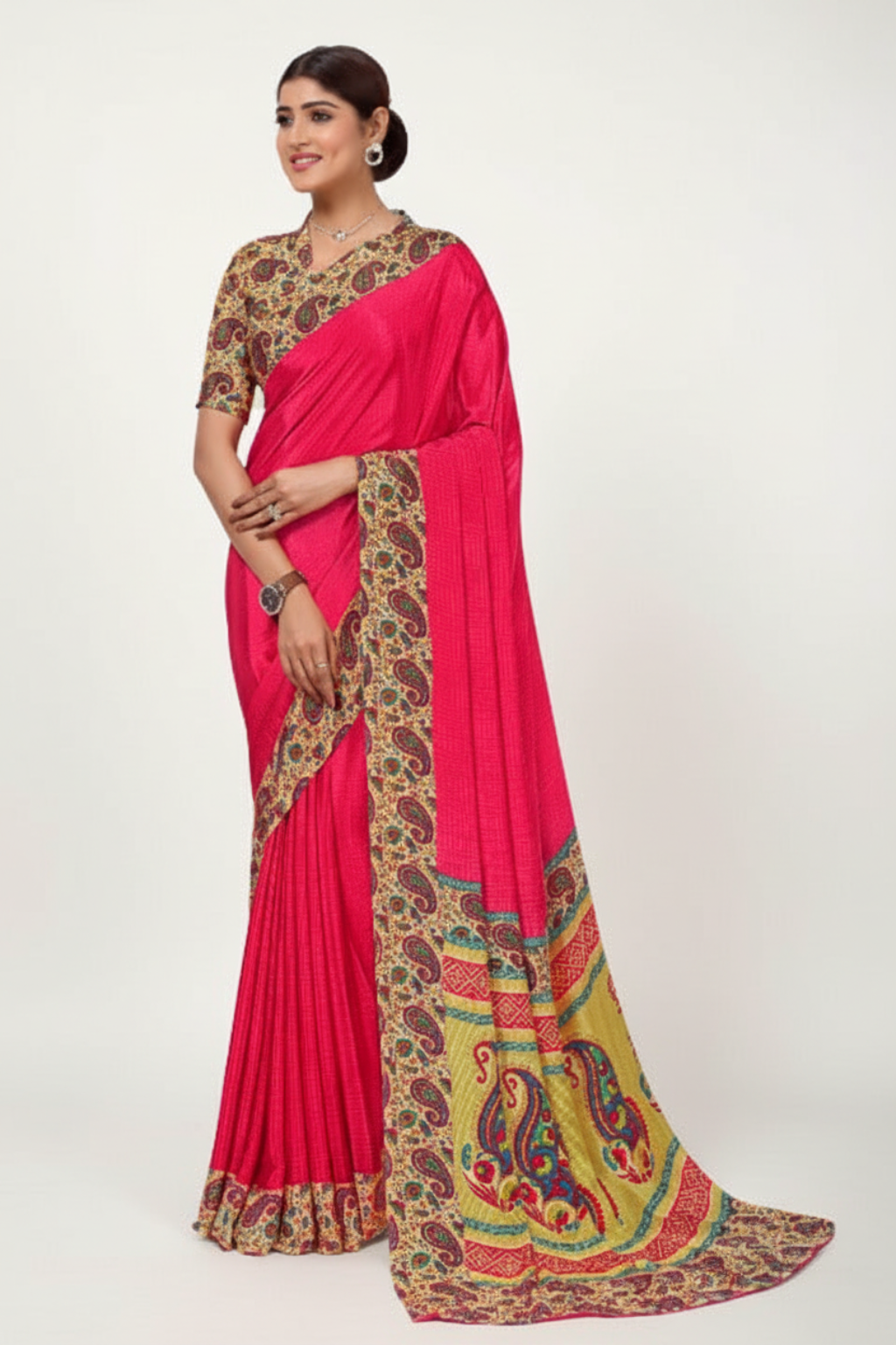 Professional Uniform Saree for Corporate & Service Staff