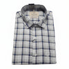 Men’s Premium White & Blue Checked Formal Shirt