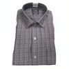 Men’s Charcoal Grey Checked Formal Shirt