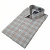 Men’s Beige Checks Premium Formal Shirt