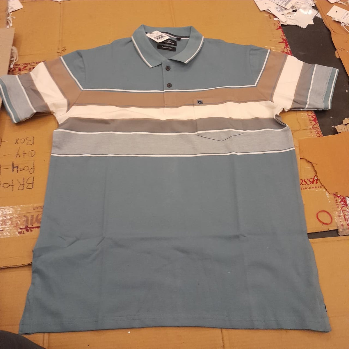 Men’s Striped Polo T-Shirt
