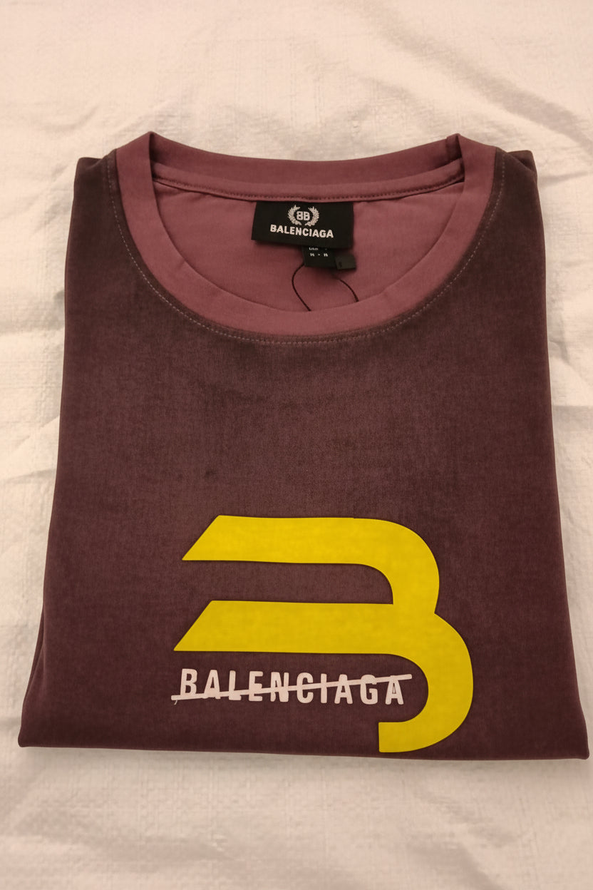 Men's Maroon Graphic Print Round Neck T-Shirt