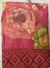 Women's  Floral Printed Saree with Designer Border