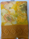 Women's  Floral Printed Saree with Designer Border