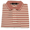 Men's Dusty Rose Striped Polo T-Shirt