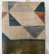 Elegant Multicolor Geometric Soft Silk Saree with Rich Zari Border