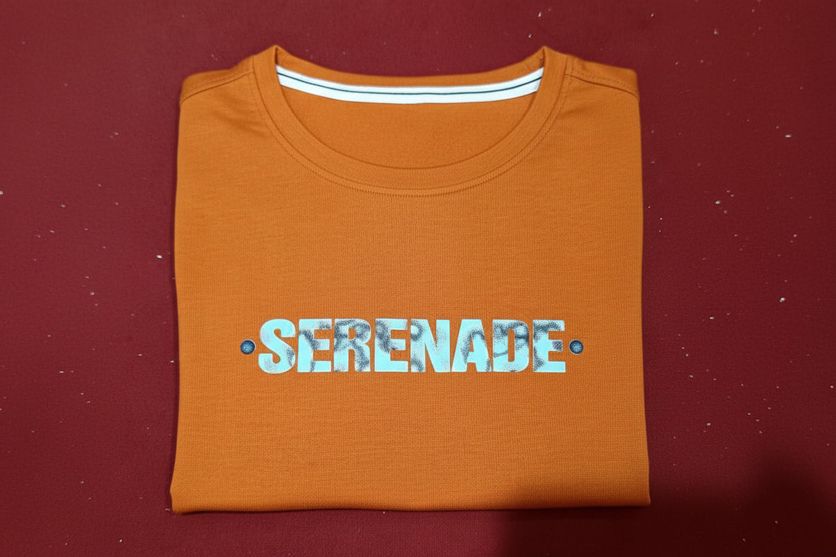 Men’s Rust Orange Serenade Graphic T-Shirt