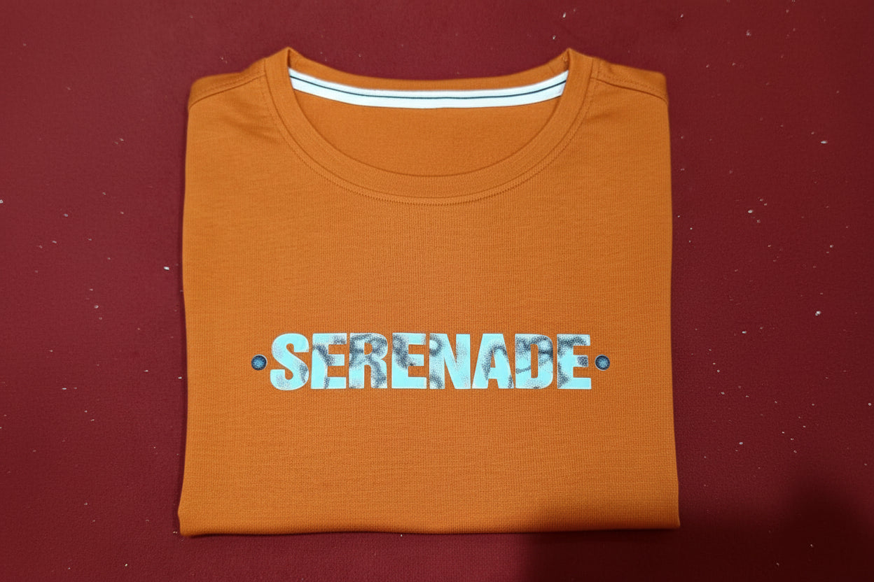 Men’s Rust Orange Serenade Graphic T-Shirt