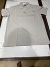 Men’s Light Grey Textured Polo T-Shirt