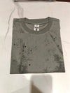 Men’s Grey Abstract Printed Round-Neck T-Shirt