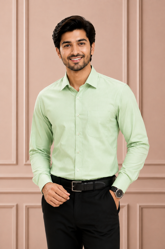 Premium Mint Green Formal Shirt