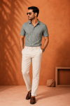 Men's  Striped Half Sleeve Casual Shirt