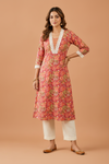 Women’s Multicolor Floral Printed Straight KurtI