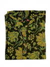 Dark Green Floral Printed Flared Maxi Dress