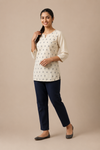 Elegant  Printed Cotton Kurti Top for Women