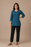 Elegant  Printed Cotton Kurti Top for Women