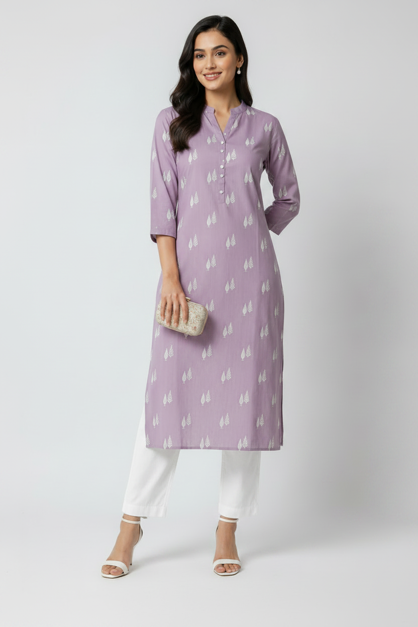 Women’s Printed Straight Kurti