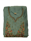 Women  Embroidered Anarkali Kurta Pant Dupatta Set