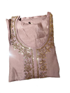 Lavender Bloom Embroidered Salwar Suit Set