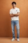 Premium Pure Street White Polo T-Shirt for Men