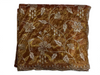 Elegant Coffee Brown Floral Embroidered Organza Saree