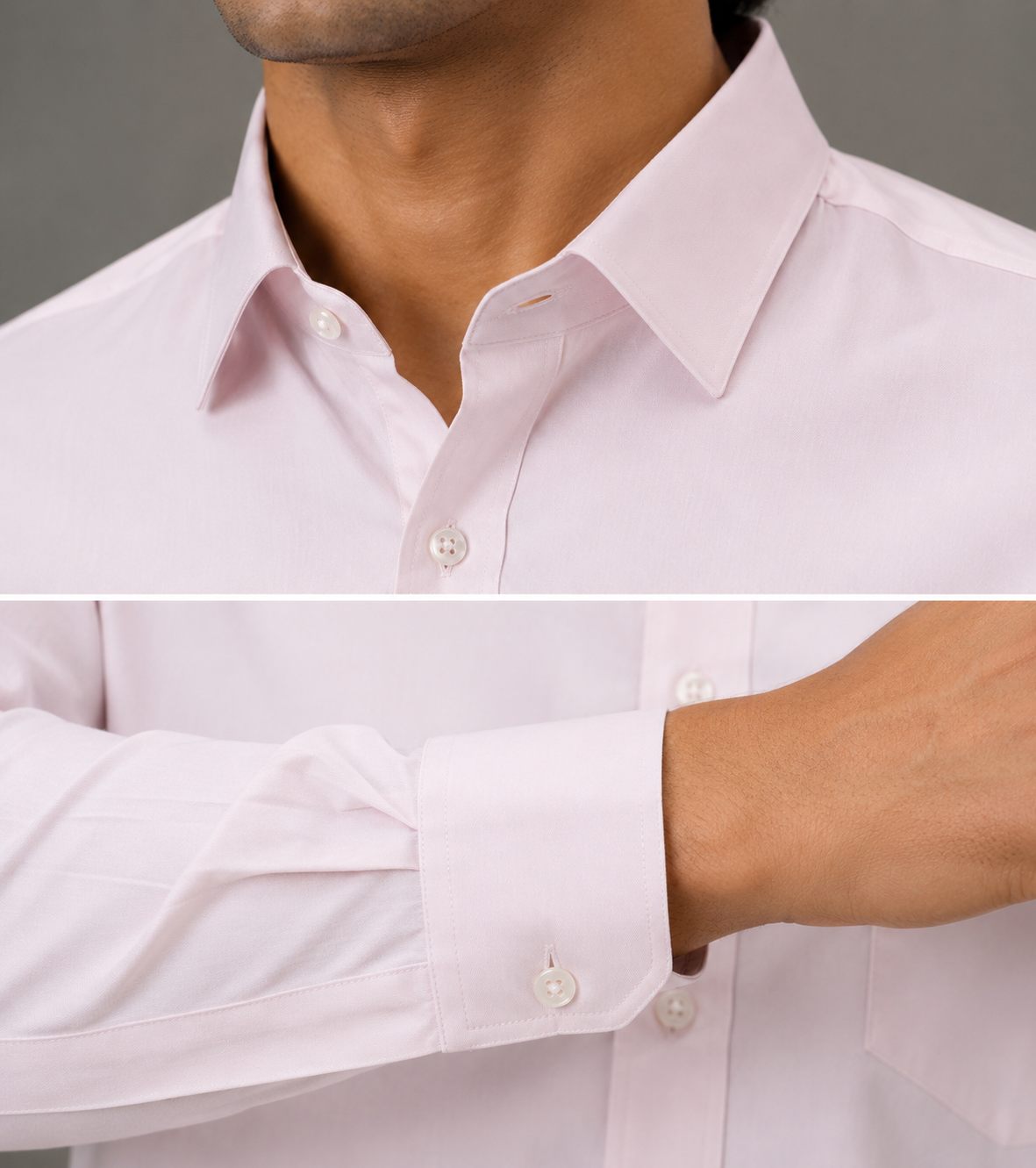 Men's Light Pink Premium Formal Shirt | Full Sleeves | Slim Fit | Office & Business Wear