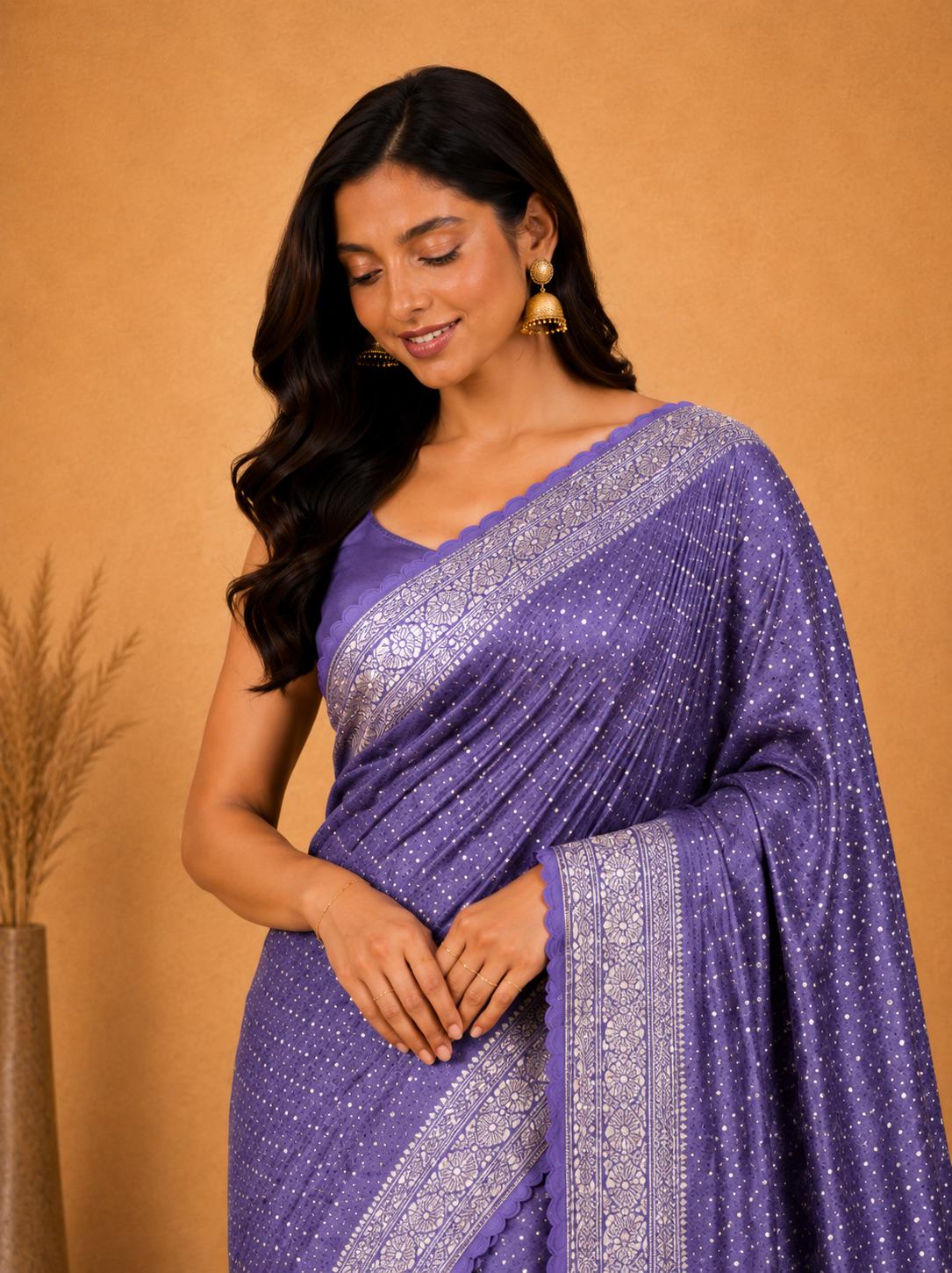 Royal  Saree with Rich Zari Woven pallu