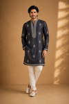 Embroidered Festive Kurta Set for Men