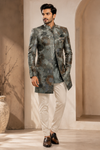 Black Embellished Indo-Western Jodhpuri