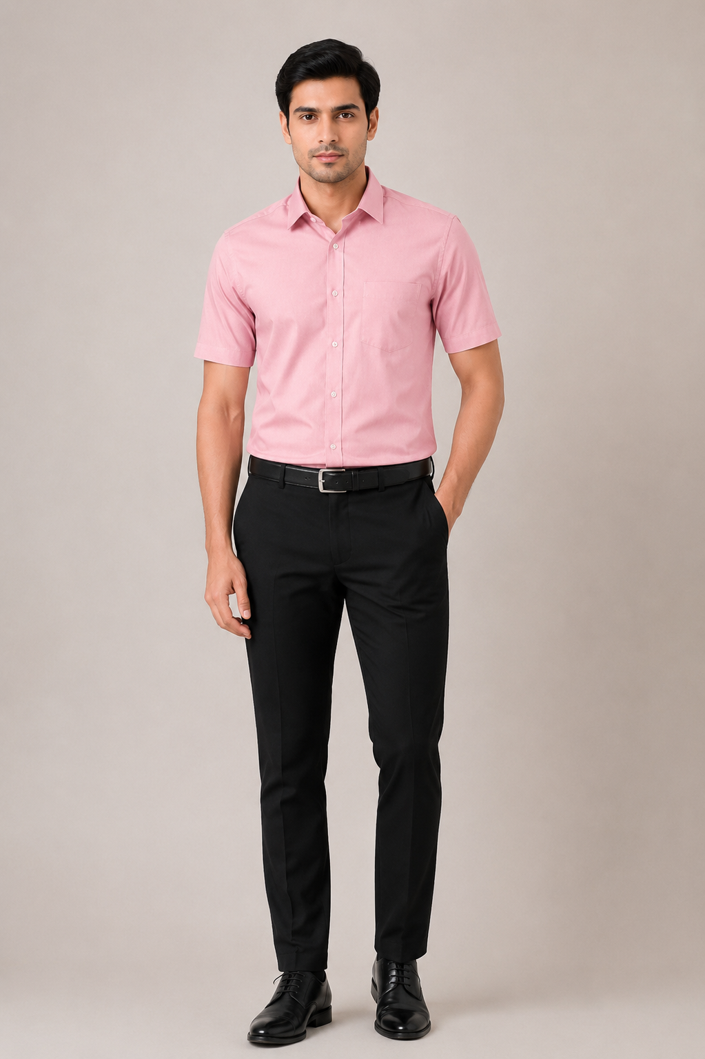 Men's Solid  Half Sleeve Formal Shirt